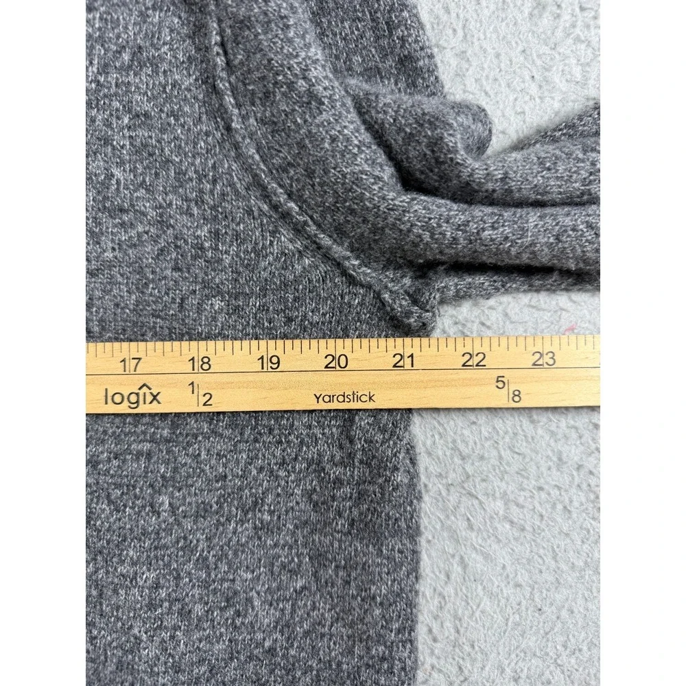 Banana Republic Filpucci Sweater Mens Large Gray Merino Wool Blend Tight Knit